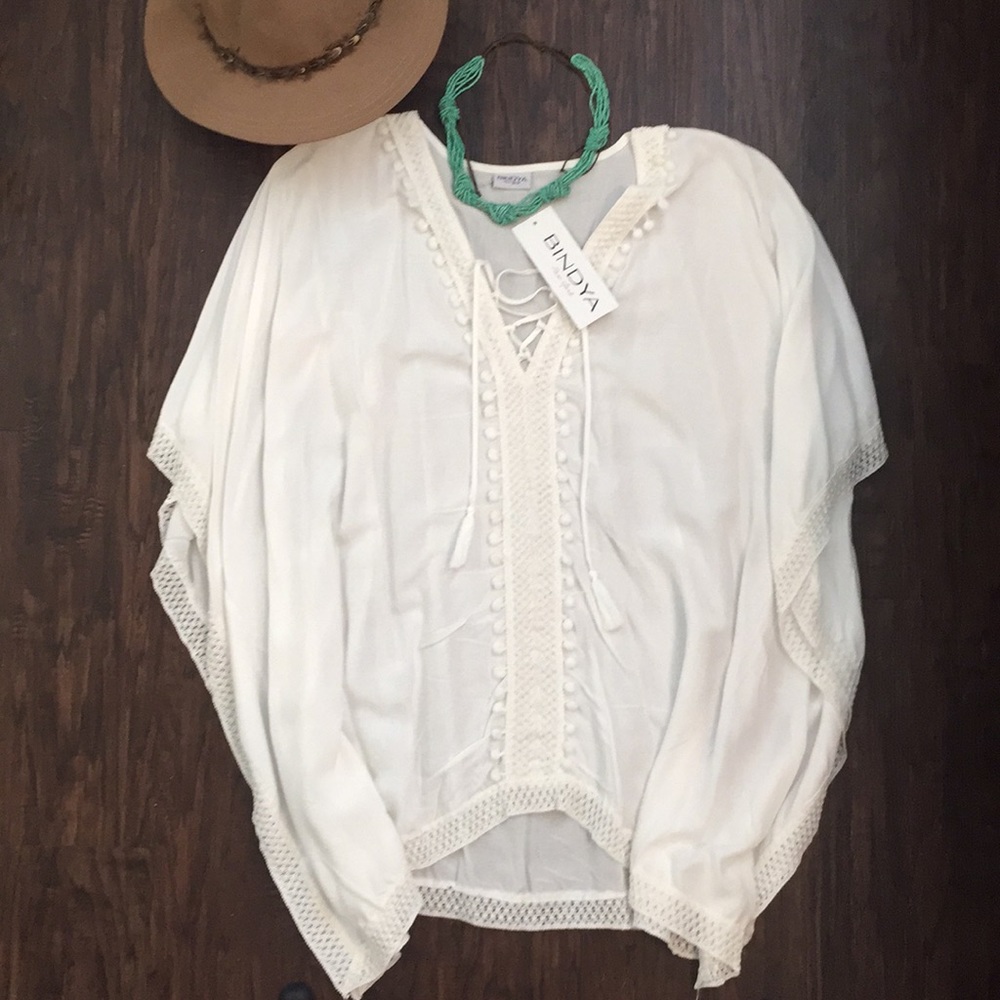 Rachel Zoe Box of Style. White Cover Up. NWT